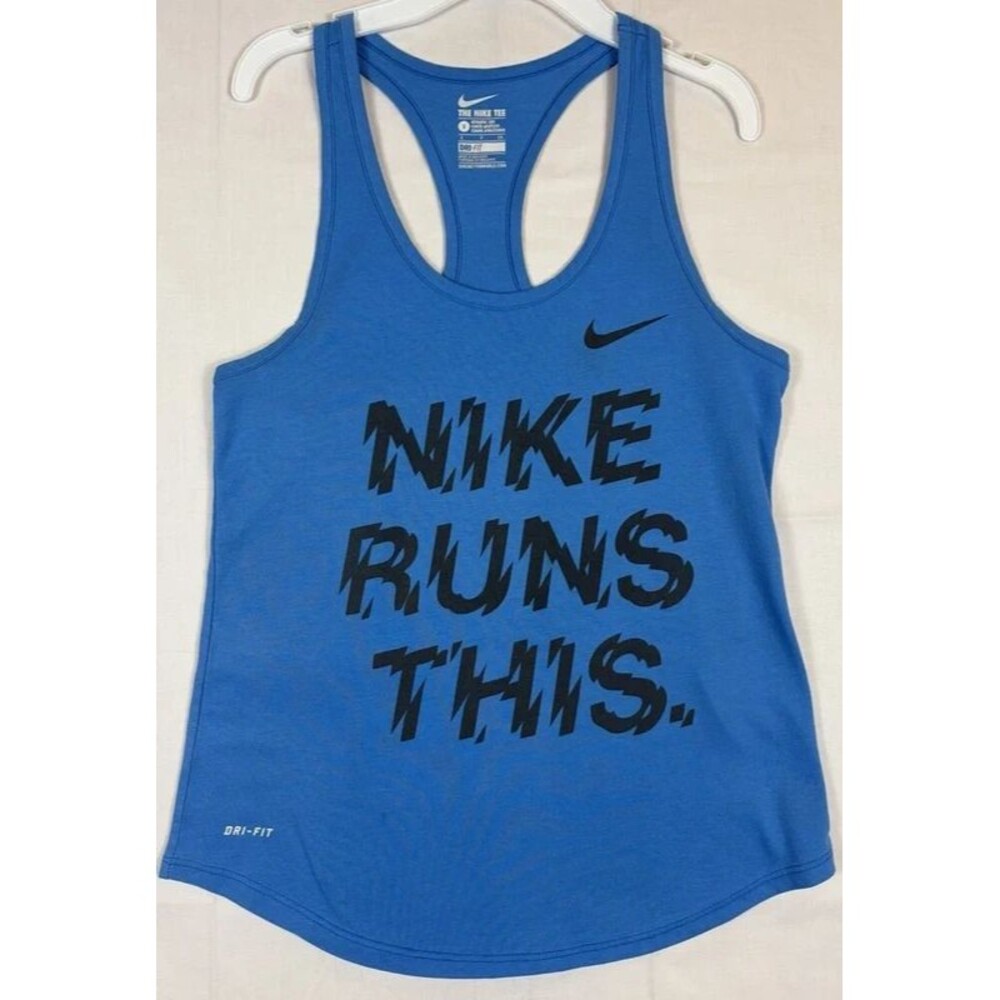 Nike Dri Fit Women's Blue Nike Runs This Tank Top Women's Small